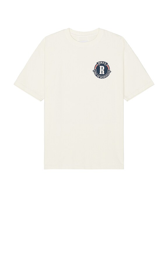 view 2 of 3 Bordeaux Wine Tee in Vintage White