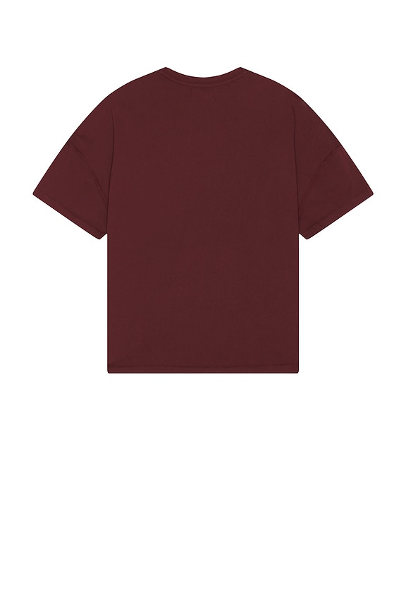 view 2 of 4 Reverse Tee in Burgundy