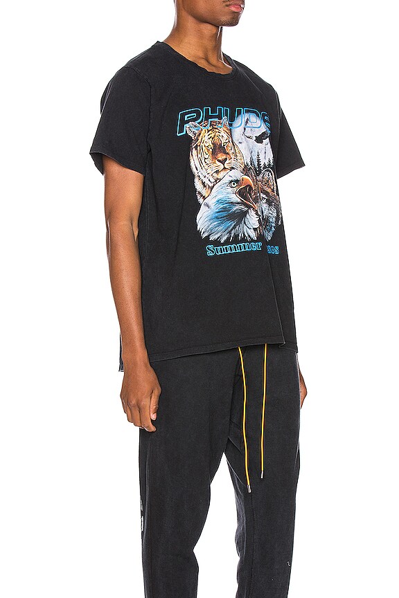 view 2 of 4 T-SHIRT ANIMALS in Black