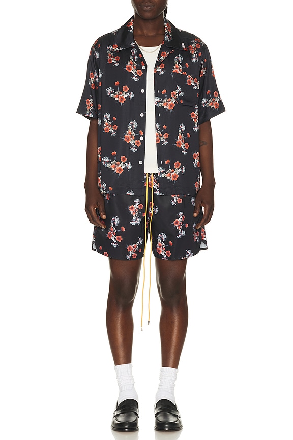 Rhude シャツ - Black, Red, & Multi | REVOLVE