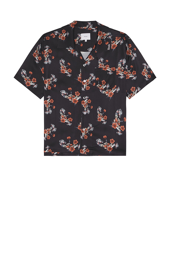 新品 2020SS RHUDE イーグルプリント開襟シャツ Rhude シャツ - Black, Red, & Multi | REVOLVE