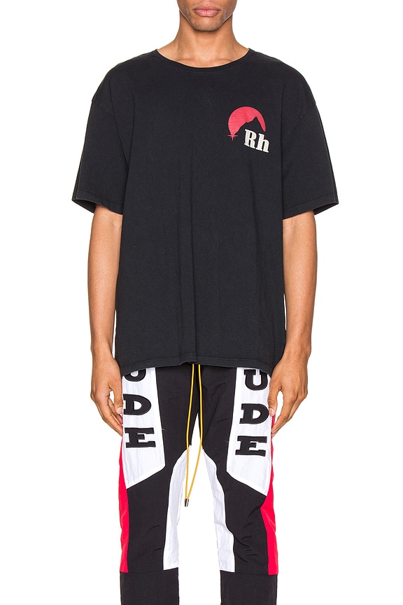 view 2 of 5 CAMISETA LOGO MOONLIGHT in Red & Black