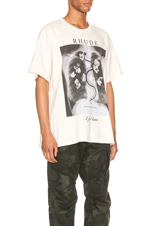 view 2 of 4 Rib Cage Tee in White