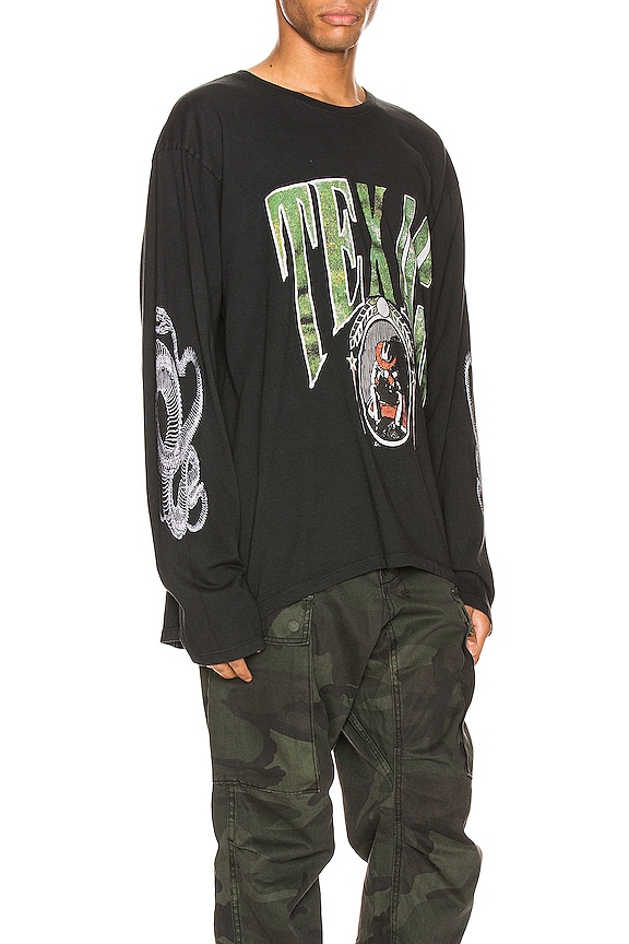 view 2 of 4 Texas Long Sleeve Tee in Black