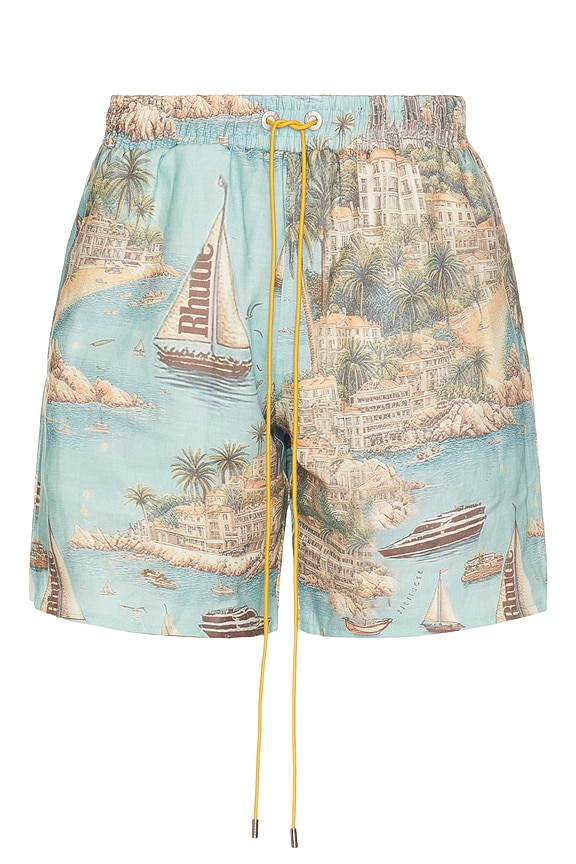 view 1 of 3 Sailing Map Swim Shorts in Multi
