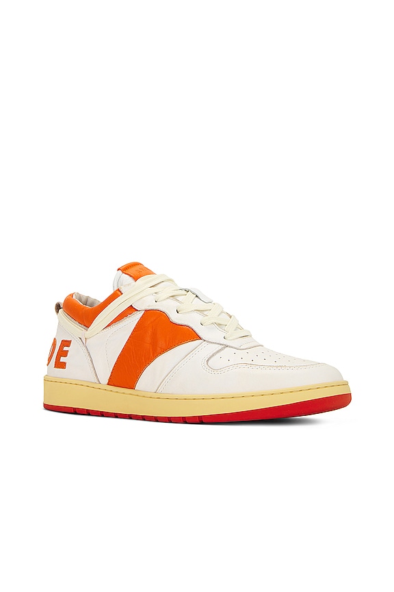 view 2 of 7 SNEAKERS in White & Orange