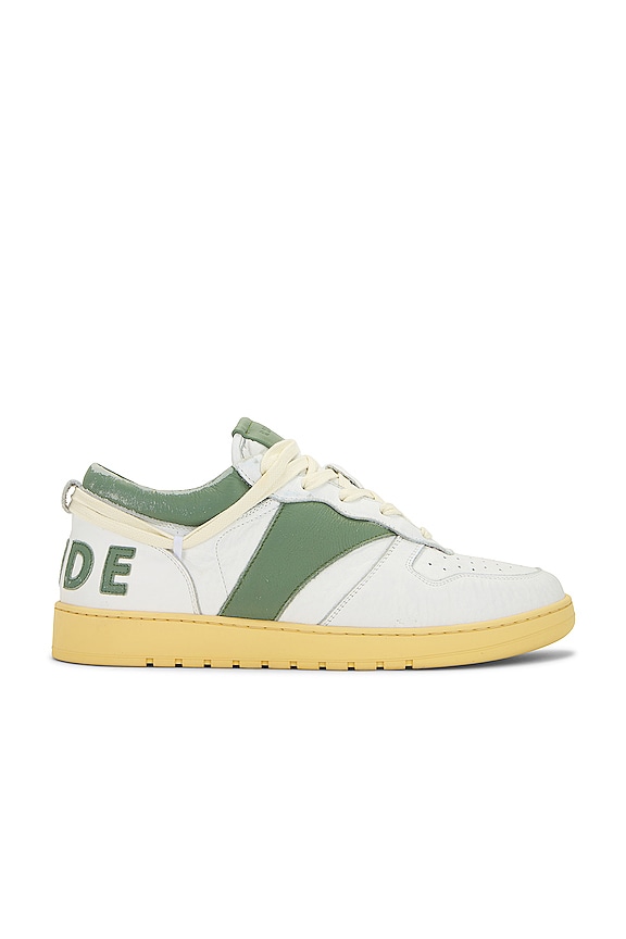 view 1 of 7 Rhecess Low Sneaker in White & Sage