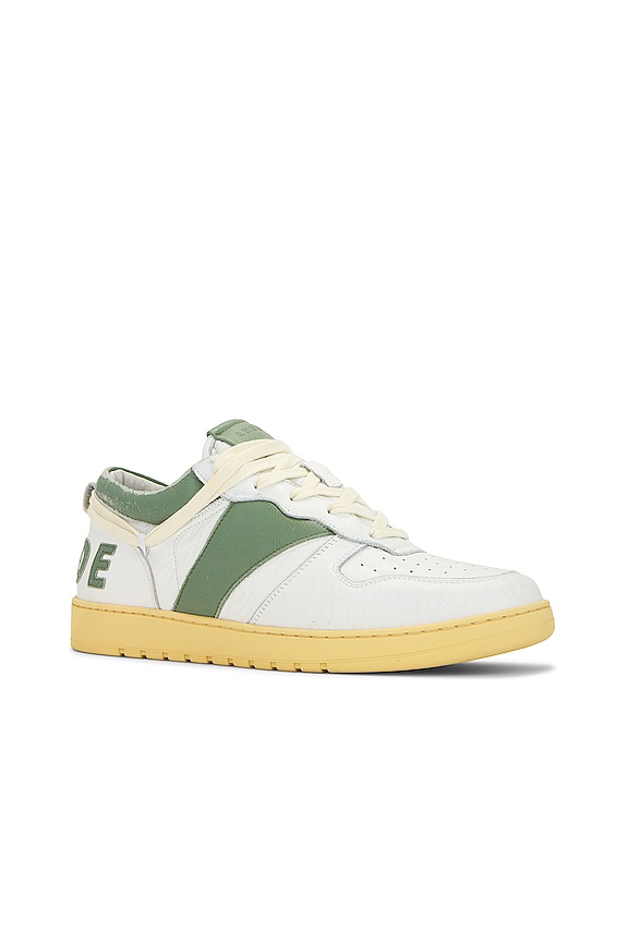 view 2 of 7 Rhecess Low Sneaker in White & Sage