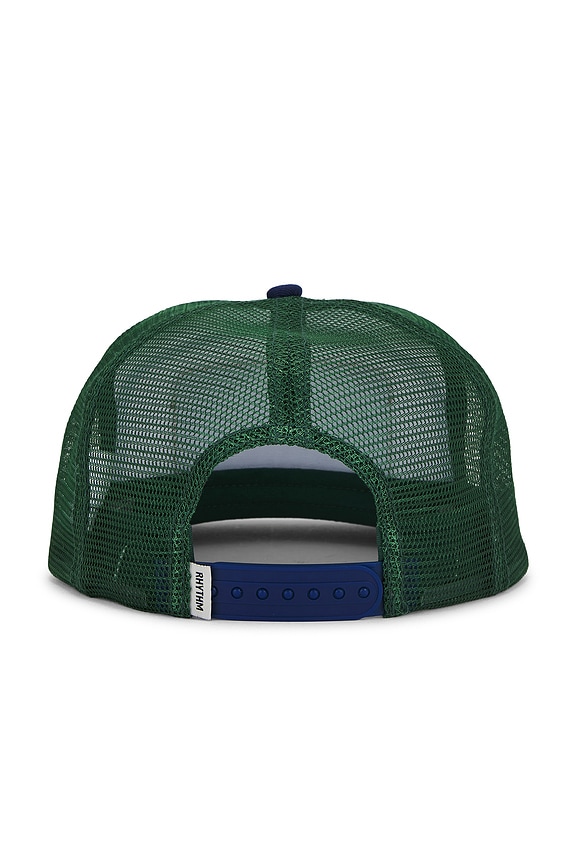 view 2 of 3 Horizon Trucker Cap in Blue & Green