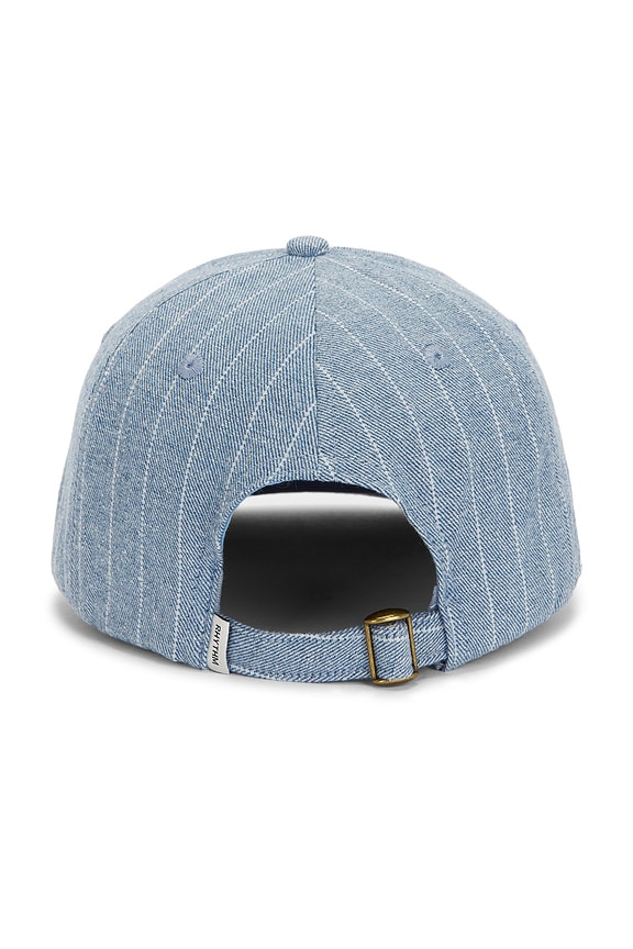 view 2 of 2 Essential Pin Stripe Denim Cap in Washed Indigo