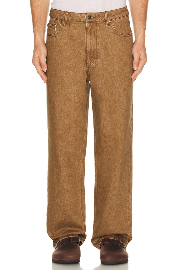 view 1 of 5 Subtle Baggy Jean in Chai