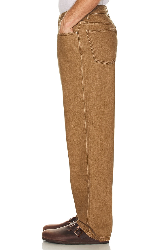 view 2 of 5 Subtle Baggy Jean in Chai