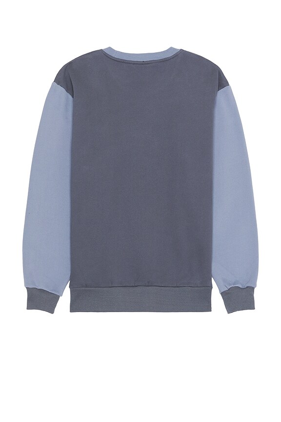 view 2 of 4 Ellipse Sun Fleece Crewneck Sweatshirt in Blue