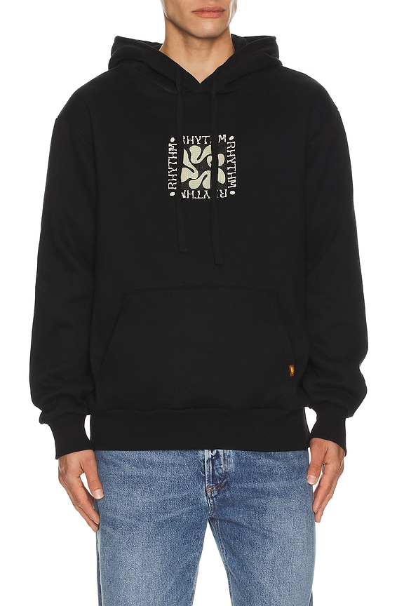 view 1 of 4 Grange Fleece Hoodie in Black