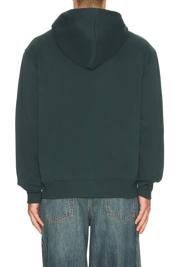 view 2 of 5 Applique Fleece Hoodie in Dark Pine