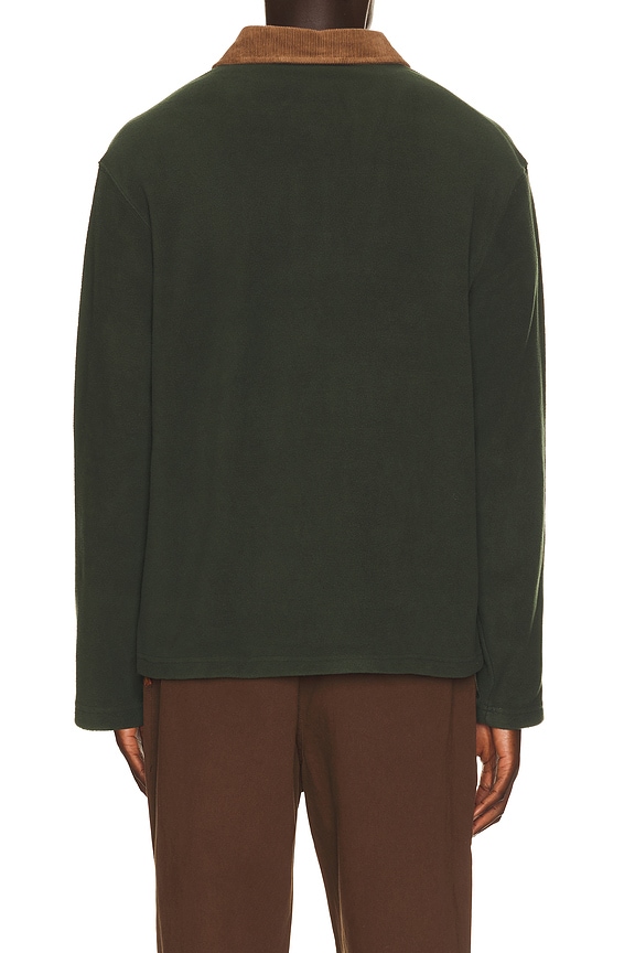 view 2 of 5 Awake Polar Fleece Polo in Forest
