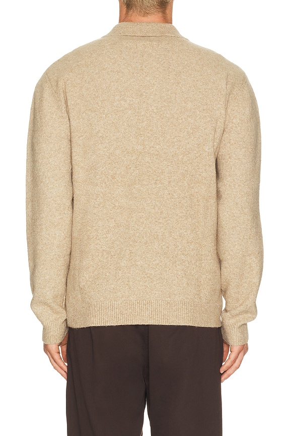 view 2 of 5 Floragraph Knitted Polo in Sand