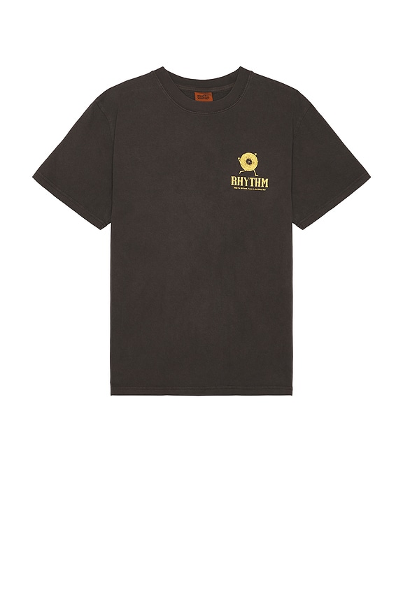 view 2 of 3 Record Vintage Short Sleeve T-Shirt in Vintage Black