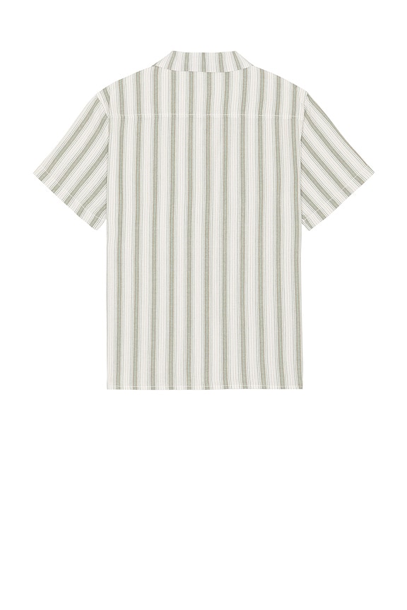 view 2 of 5 Vacation Stripe Shirt in Fern