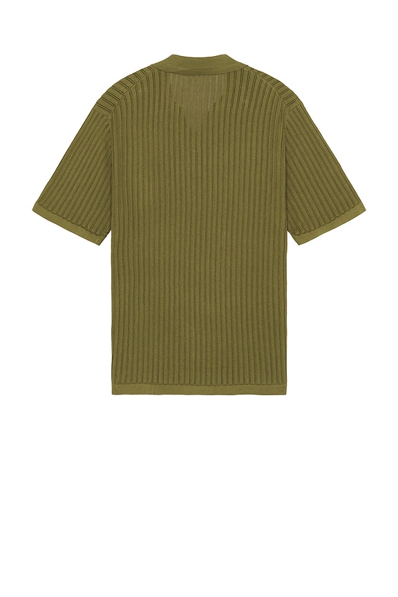 view 2 of 4 Relaxed Knit Polo in Sage