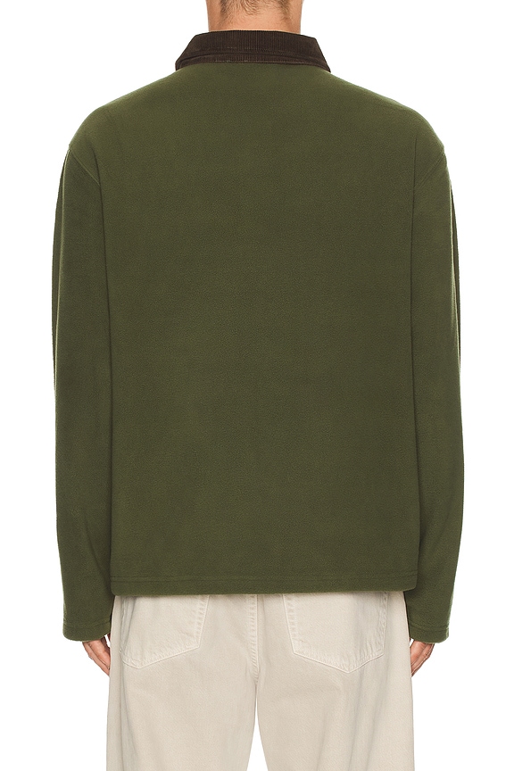 view 2 of 5 Awake Polar Fleece Polo in Olive