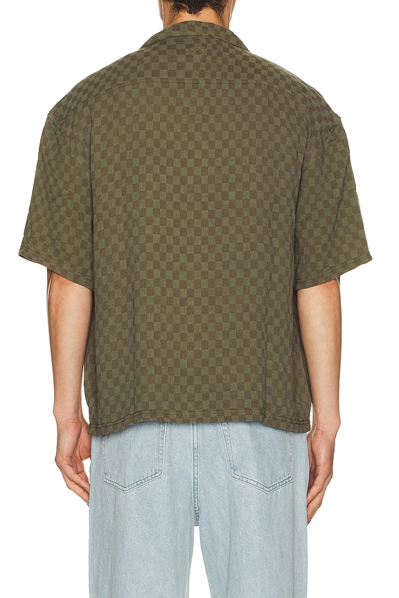 view 2 of 5 Wash Check Relaxed Shirt in Green