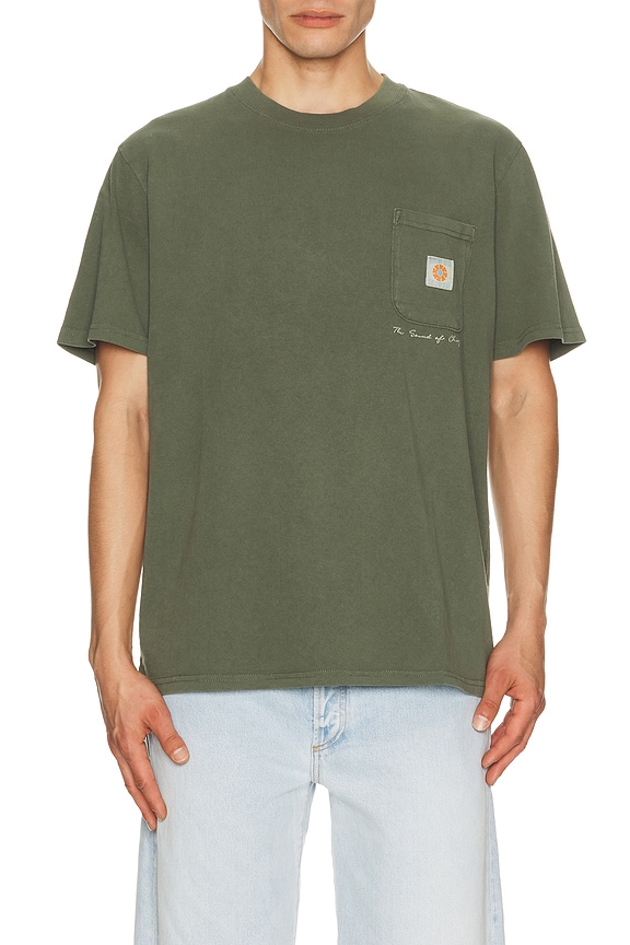 view 1 of 5 Vintage Pocket T-Shirt in Forest