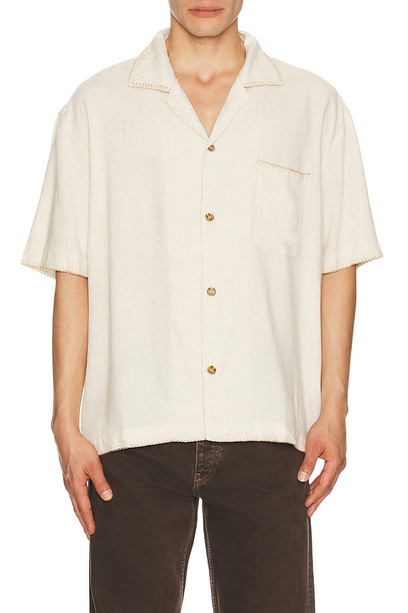 view 1 of 5 CHEMISE RELAXED WHIP in Natural