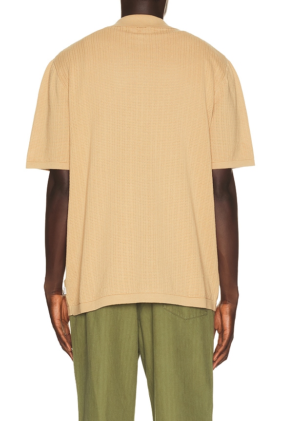 view 2 of 4 Textured Knit Shirt in Sand
