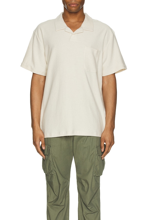 view 3 of 3 Vintage Terry Polo in Natural