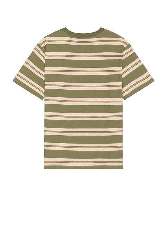 view 2 of 3 Vintage Stripe T-shirt in Olive
