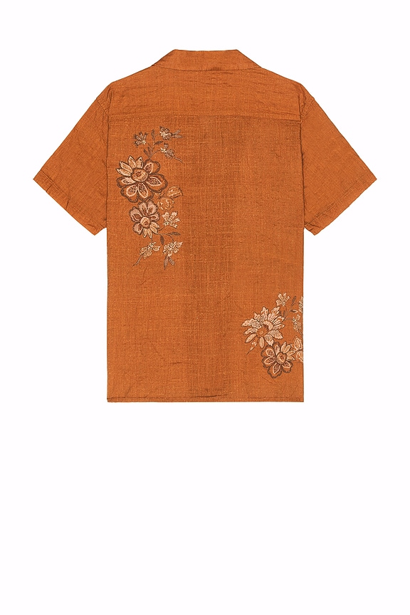 view 2 of 3 Botanica Short Sleeve Shirt in Ochre