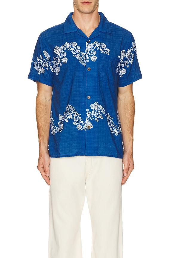 view 4 of 4 Shoreline Short Sleeve Shirt in Vintage Blue