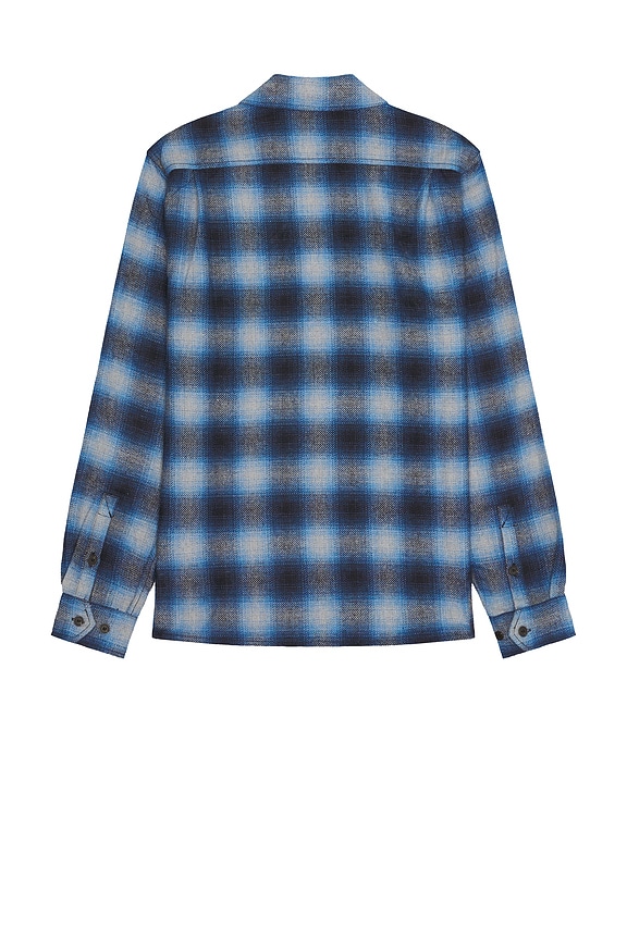 view 2 of 4 Mar Long Sleeve Flannel Shirt in Blue