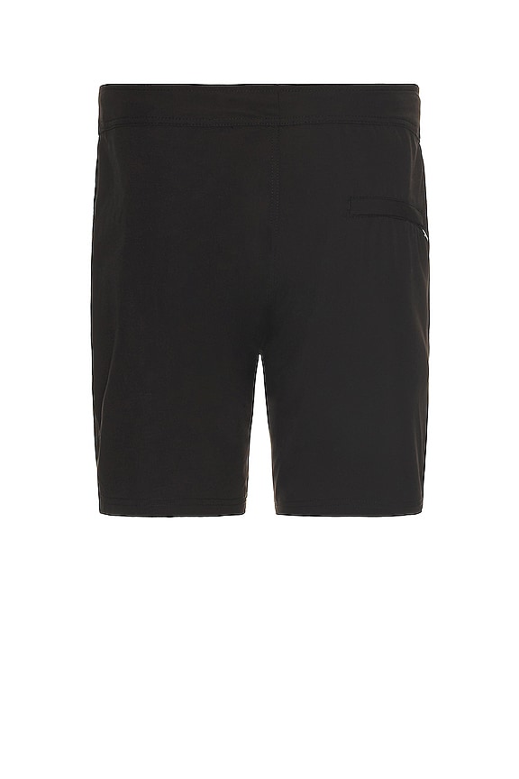 view 2 of 3 Classic Stretch Swim Trunk in Black