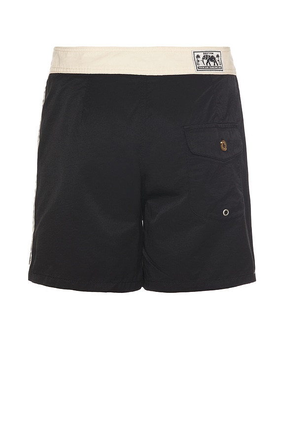 view 2 of 5 Heritage Swim Trunk in Black