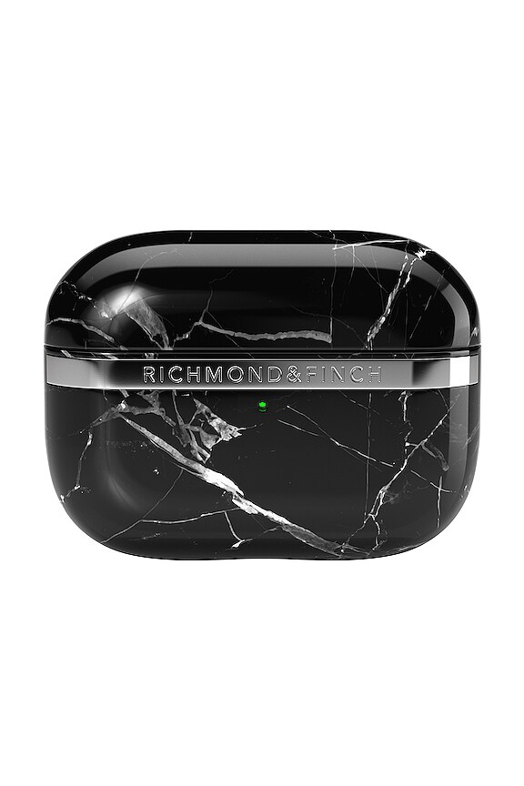 view 2 of 4 FUNDA PARA AIRPODS in Black Marble