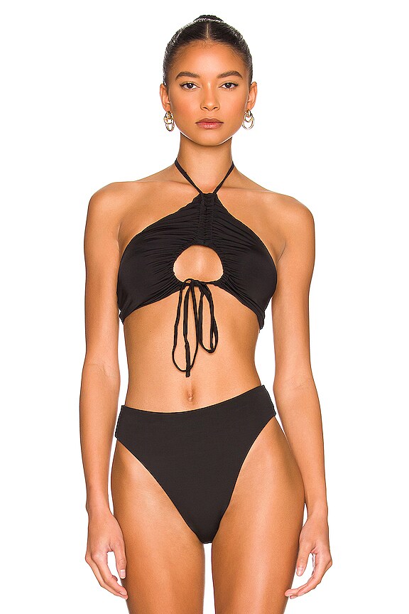 view 1 of 4 Carter Bikini Top in Black
