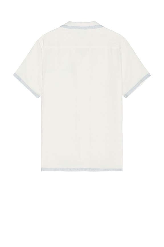view 2 of 3 VITA 셔츠 in Ecru & Soft Blue