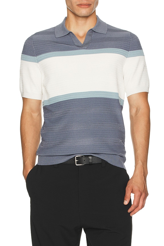 view 4 of 5 Jefferson Polo in Air Force Blue