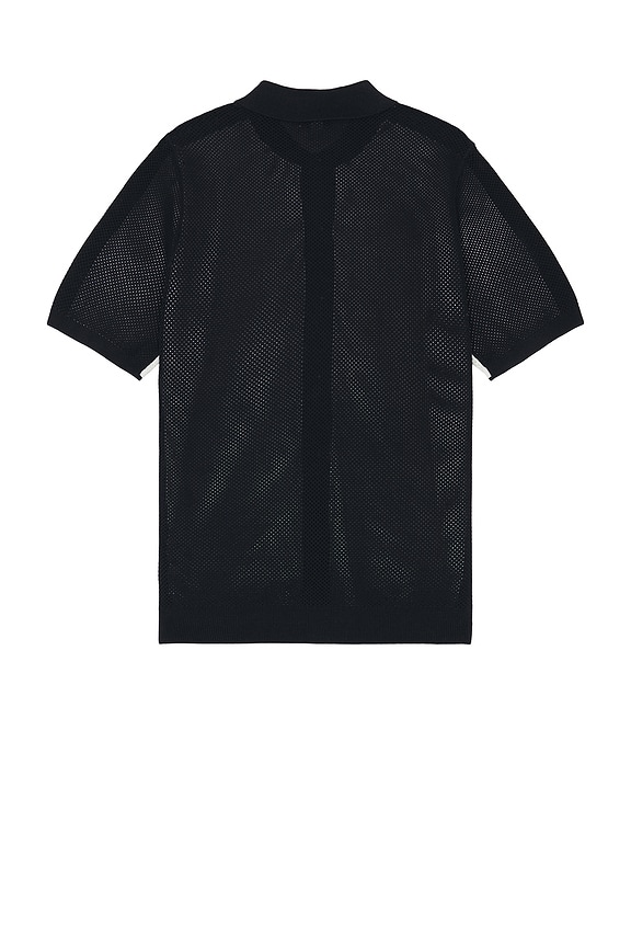 view 2 of 3 CAMISA MISTO in Navy & Optic White