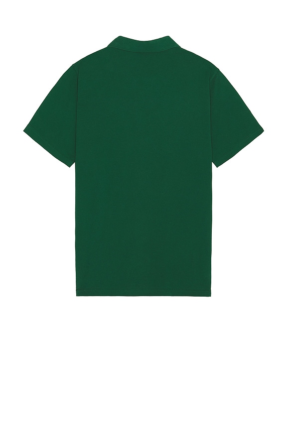 view 2 of 4 Flag Polo in Forest Green