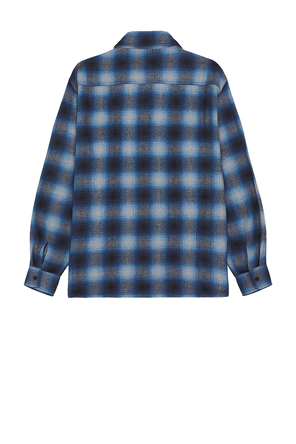 view 2 of 4 Off Track Check Long Sleeve Shirt in Blue