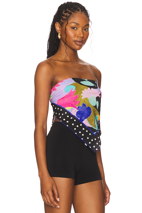 view 2 of 4 Menno Scarf in Abstract Dot Black