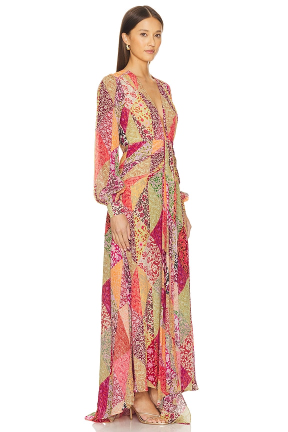 view 2 of 4 Meera Dress in Patchwork Blush