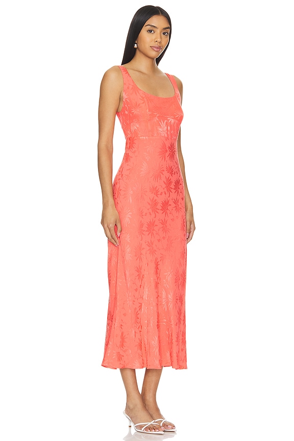 view 2 of 4 Benedict Dress in Daisy Jacquard Cayenne