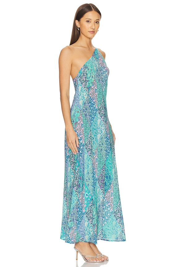 view 2 of 3 ПЛАТЬЕ DOUTZEN in Patchwork Blue