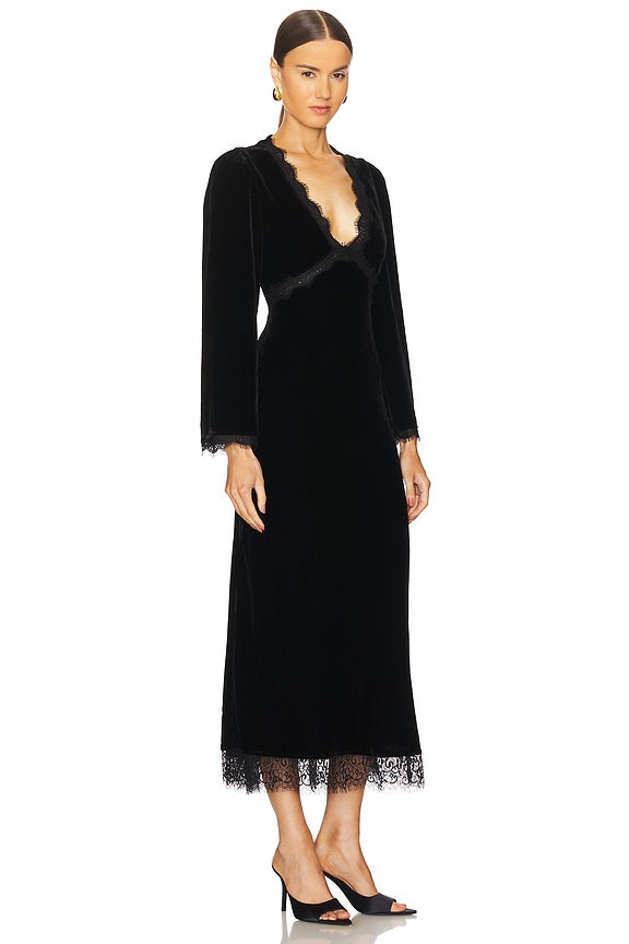 view 2 of 3 MAXIVESTIDO ALESHA in Black