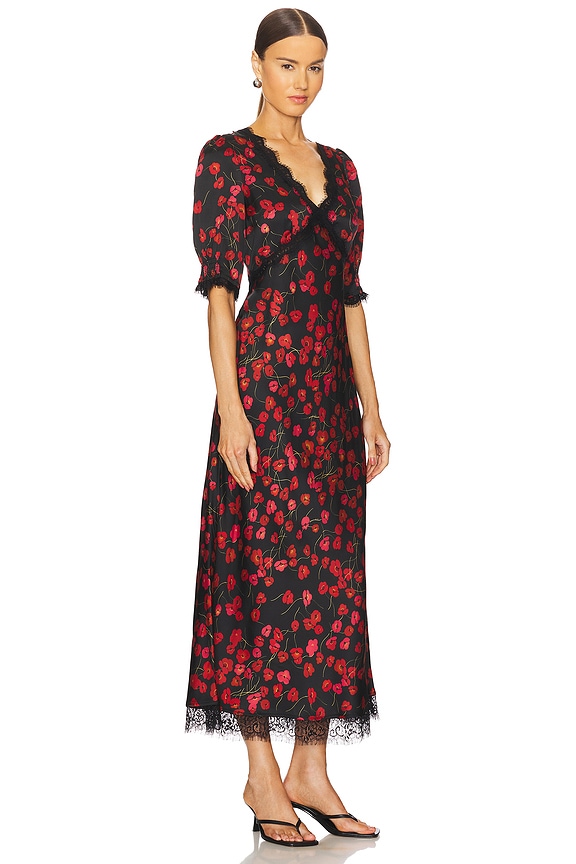 view 2 of 3 Annina Dress in Autumn Cherry Red