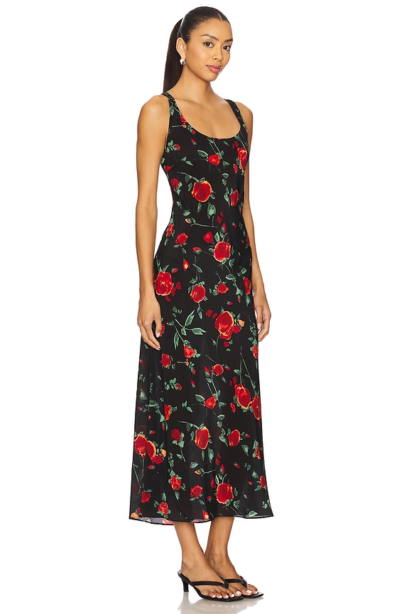 view 2 of 3 Bondi Dress in Claudia Rose Black